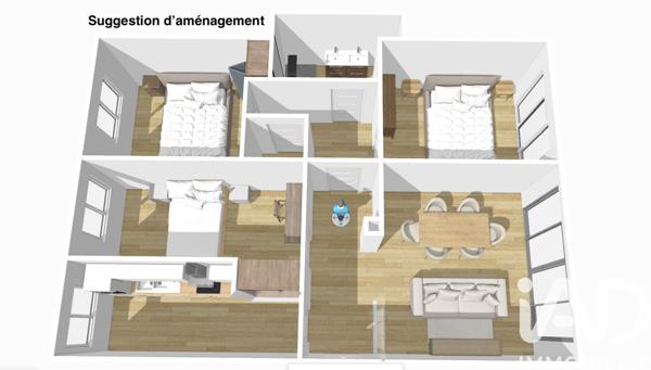 Appartement à vendre 4 pièces 79 m² Herblay-sur-Seine