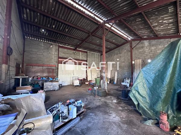 Ensemble immobilier divisible avec maison et hangar au cœur de Parempuyre