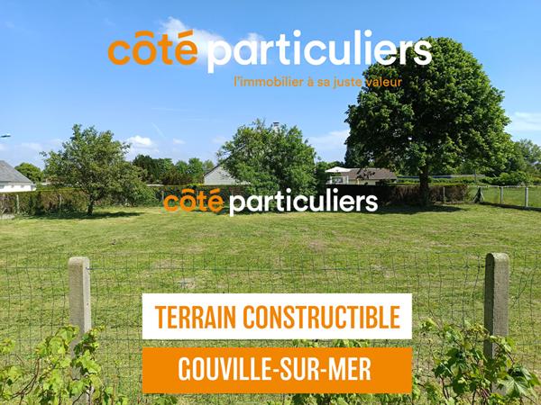Vente Terrain826 m² - GOUVILLE SUR MER (50560)