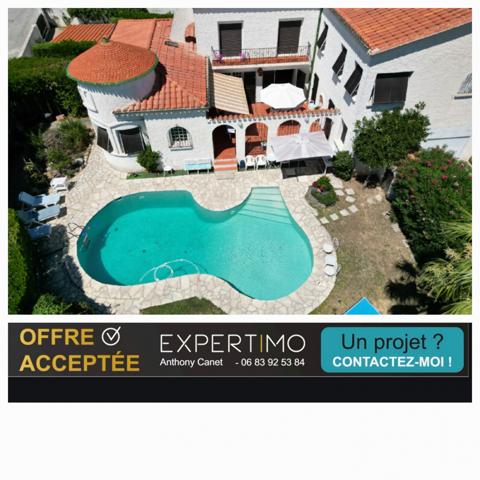 Le Soler (66270) VILLA 3 FACES AVEC PATIO CENTRAL