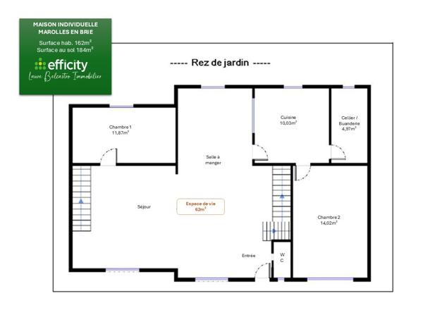 Maison 8 pièces - 184 m²