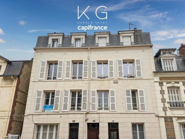 Deauville hypercentre proche Place Morny, appartement 46m2 à vendre 2 chambres, charme et luminosité