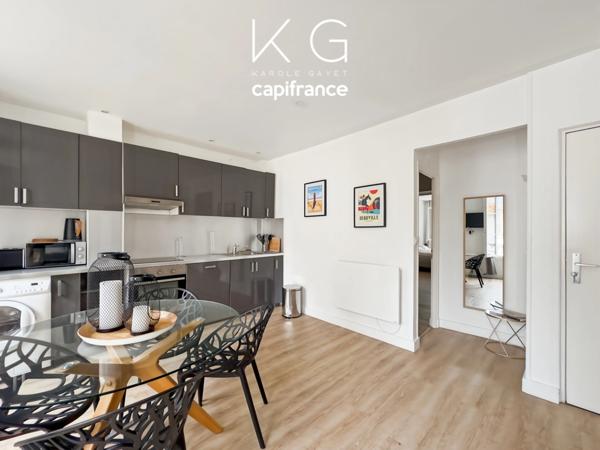 Deauville hypercentre proche Place Morny, appartement 46m2 à vendre 2 chambres, charme et luminosité