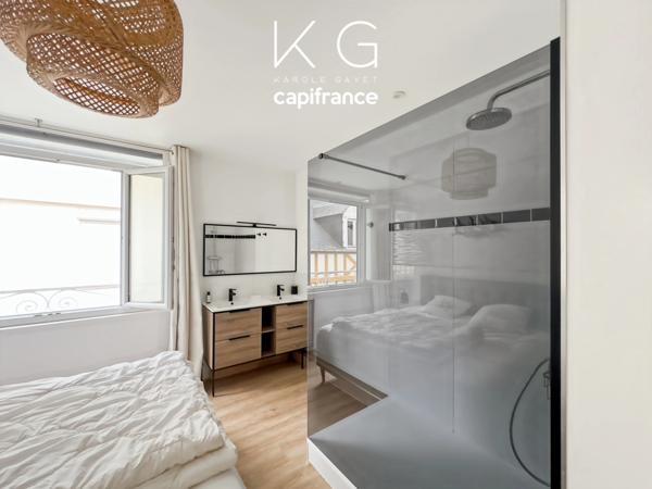 Deauville hypercentre proche Place Morny, appartement 46m2 à vendre 2 chambres, charme et luminosité