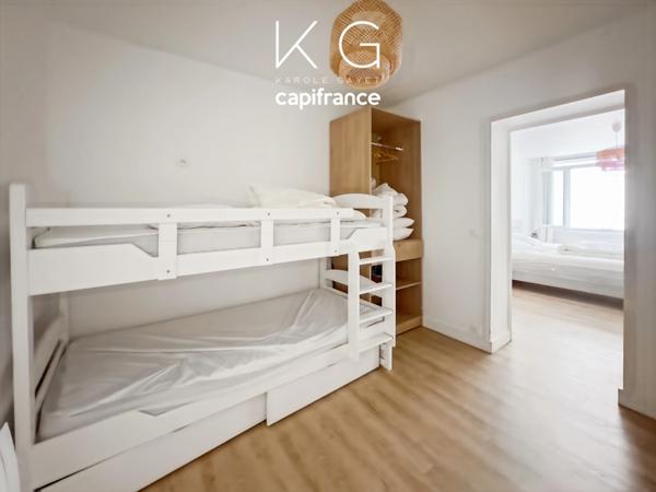 Deauville hypercentre proche Place Morny, appartement 46m2 à vendre 2 chambres, charme et luminosité