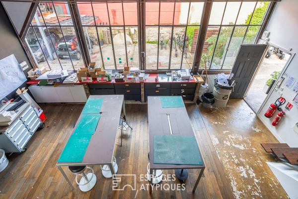 Loft avec patio dans une ancienne distillerie