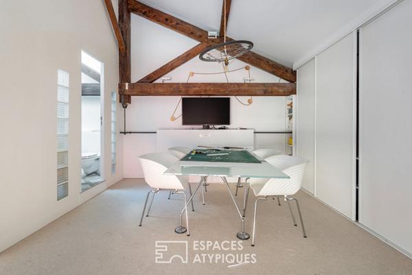 Loft avec patio dans une ancienne distillerie