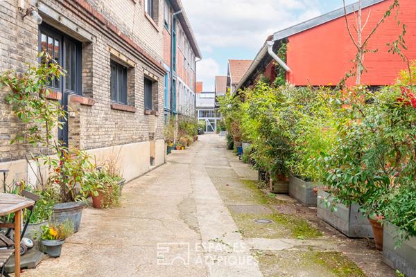 Loft avec patio dans une ancienne distillerie