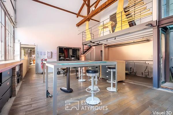 Loft avec patio dans une ancienne distillerie