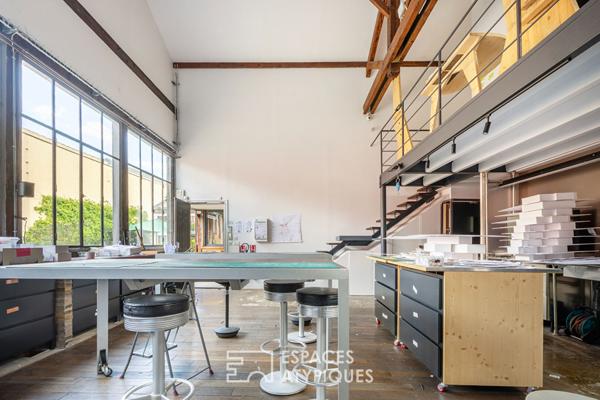 Loft avec patio dans une ancienne distillerie