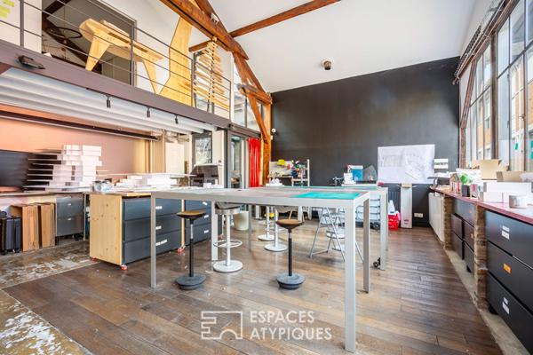 Loft avec patio dans une ancienne distillerie