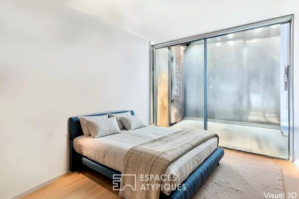 Loft avec patio dans une ancienne distillerie