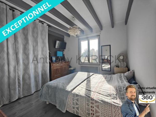 Maison 3 chambres + 1 bureau + garage + atelier