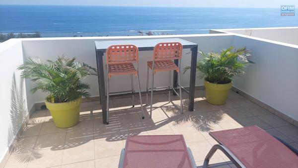 A louer appartement T2 vide à Saint Leu avec vue mer et environnement calme