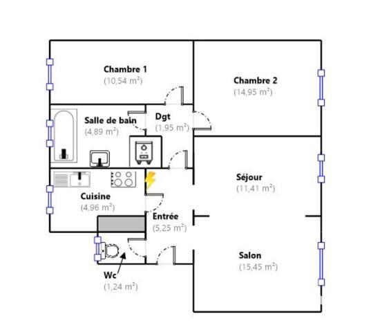 Appartement à vendre 3 pièces 71 m² Amiens