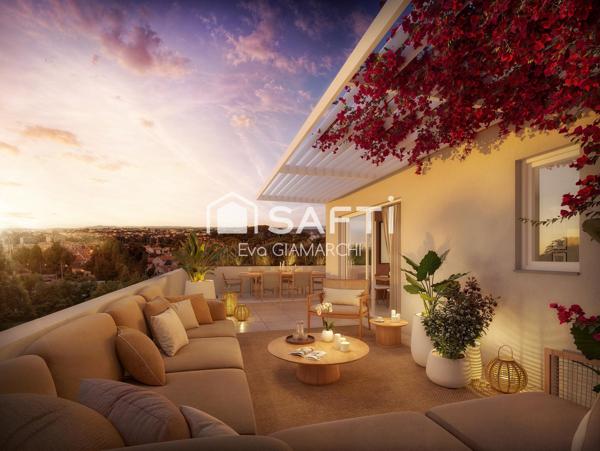 T4 neuf de 128,5 m2 avec une terrasse de 110,7m2