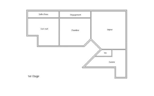 Appartement à vendre    3 pièces • 43,15 m2 Paris 9