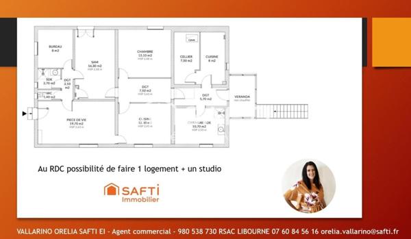 Fort potentiel locatif ! Maison + dépendances sur 1 335 m², idéale pour créer jusqu’à 3 logements rentables.