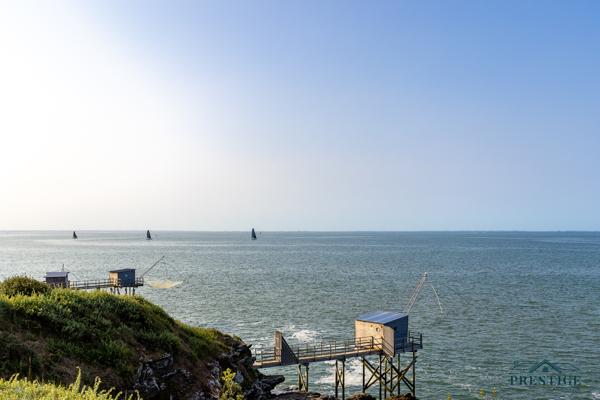 PORNIC - CORNICHE DU PORTEAU - FACE MER - VILLA 225M² -TERRAIN 1270M²