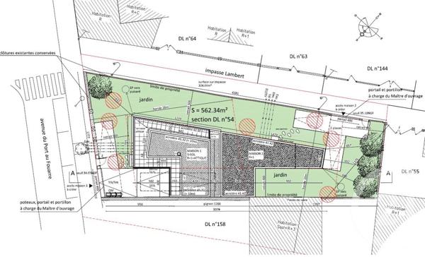 Terrain à vendre  667 m2 ST MAUR DES FOSSES - 94