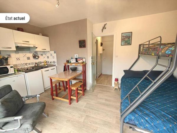 Appartement à vendre |  Douarnenez |  1 pièce | 22 m²