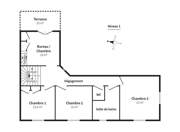 Maison 6 pièces - 160 m² Exclusivité efficity
