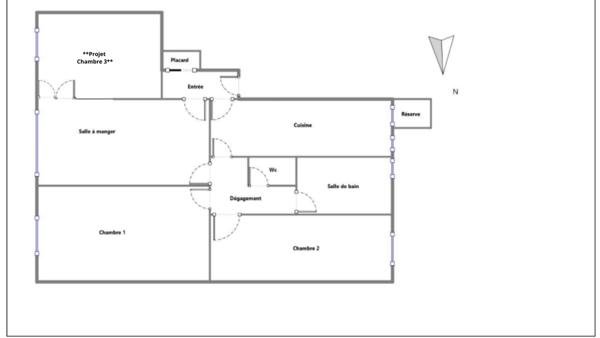 Vénissieux (69200) Appartement T3/T4 – 69 m² - 2 Rue du Clos Verger, 69200 Vénissieux