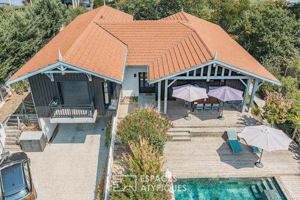 Villa d’architecte contemporaine esprit Bassin