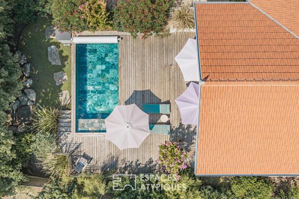 Villa d’architecte contemporaine esprit Bassin