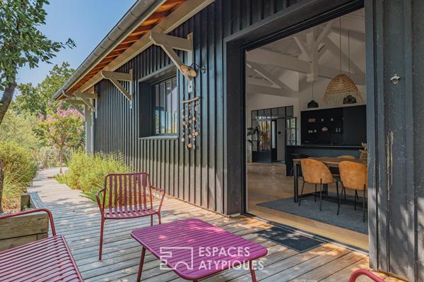 Villa d’architecte contemporaine esprit Bassin