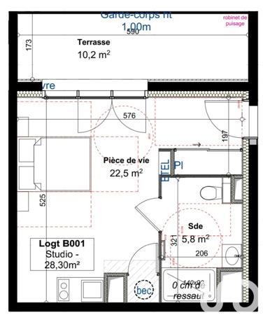 Apartment for sale 1 room 28 m² Saint-Gilles-Croix-de-Vie