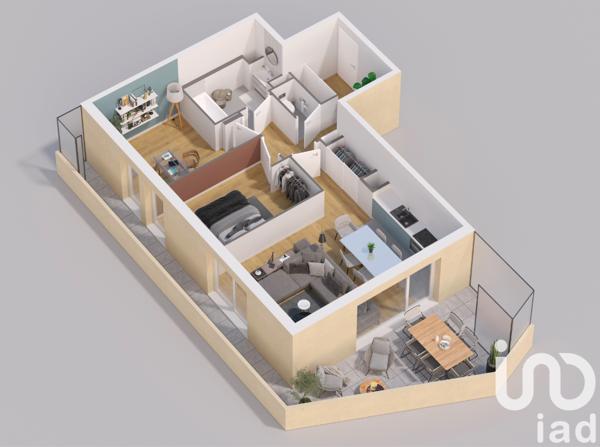 Appartement à vendre 3 pièces 63 m² Nantes