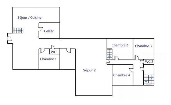 Villa atypique totalement rénovée au calme
