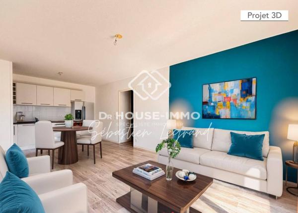 Appartement à vendre 3 pièces de 62 m²