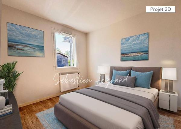 Appartement à vendre 3 pièces de 62 m²