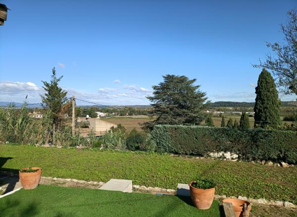 Aux portes de Béziers, très belle villa de plain pied, parcelle de 1170 m2 avec vue imprenable
