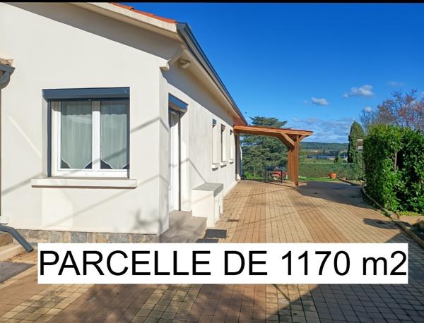 Aux portes de Béziers, très belle villa de plain pied, parcelle de 1170 m2 avec vue imprenable
