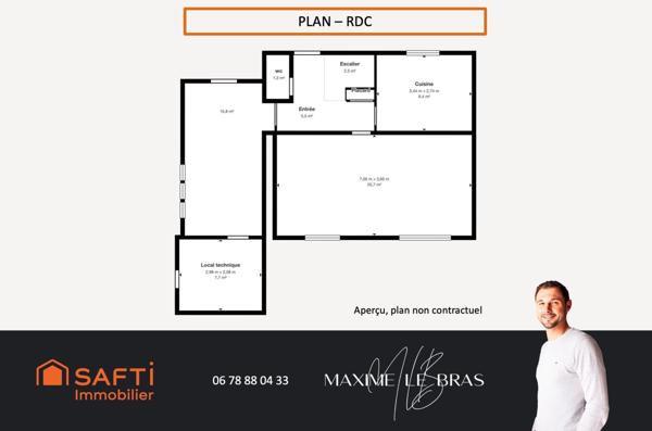 Maison 5 pièces 98 m2 Concarneau Rive gauche