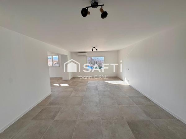 Appartement type 4 120 m2 entièrement rénové avec jardin et parking