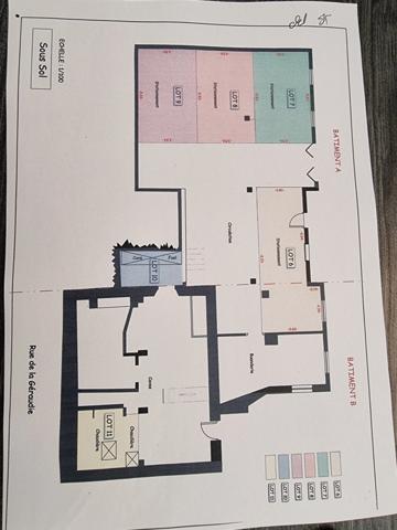 Immeuble à vendre CORREZE (19) : local commercial et 3 appartements + parkings couverts