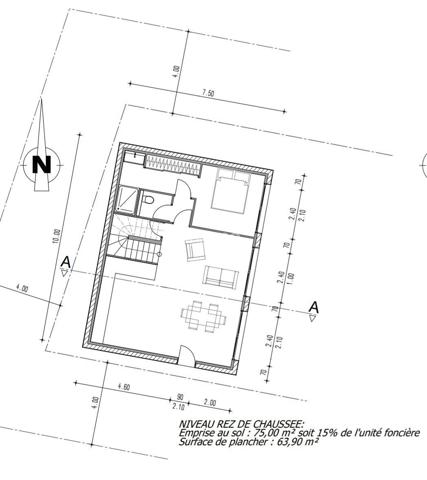 Terrain à bâtir villa avec piscine avec Permis accordé