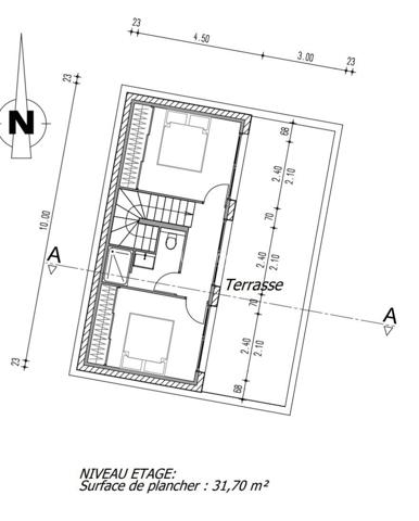 Terrain à bâtir villa avec piscine avec Permis accordé