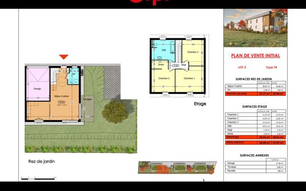 Maison à vendre    4 pièces • 100 m2 Vétraz-Monthoux