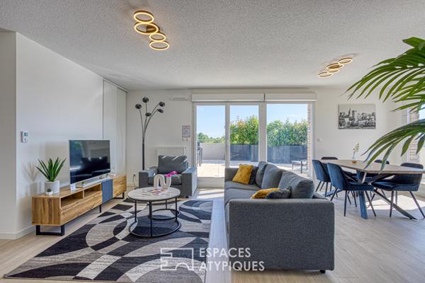 Appartement dans le ciel et sa somptueuse terrasse