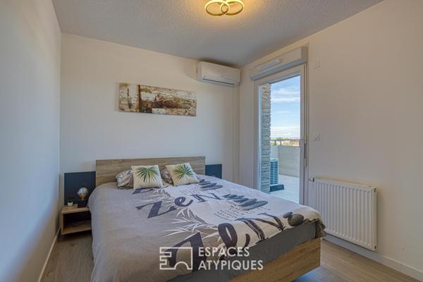 Appartement dans le ciel et sa somptueuse terrasse
