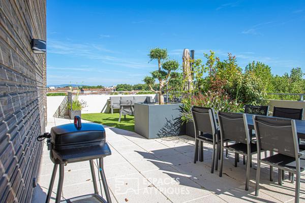 Appartement dans le ciel et sa somptueuse terrasse