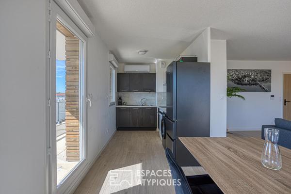 Appartement dans le ciel et sa somptueuse terrasse