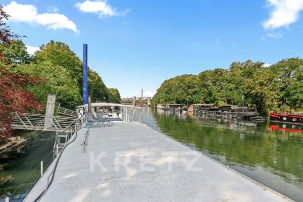 Péniche 6 pièces – Terrasse et environnement privilégié