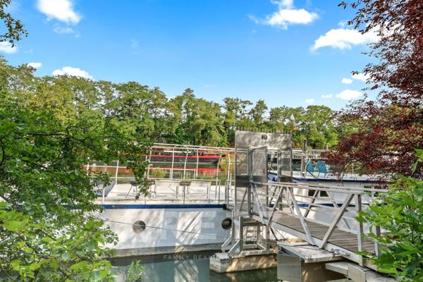 Péniche 6 pièces – Terrasse et environnement privilégié