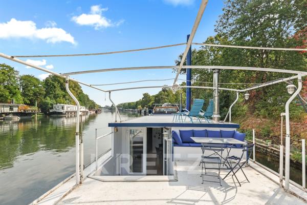 Péniche 6 pièces – Terrasse et environnement privilégié